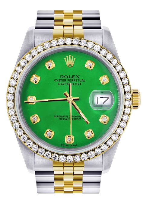 rolex green dial gold jubilee|original Rolex jubilee bracelet.